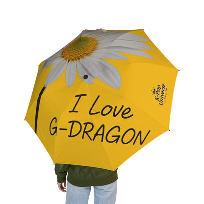Sunny Floral Umbrella | G-Dragon Fan Gear, Stylish Rain Protection, Weather Accessory, Gifts for K-Pop Lovers, Festival Essentials,GD, G-DRAGON