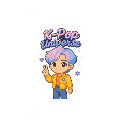K-Pop Universe Kiss-Cut Stickers, Cute Stickers for Laptops, Journals, Phone Cases, Gifts for Fans, Collectible Sticker Set