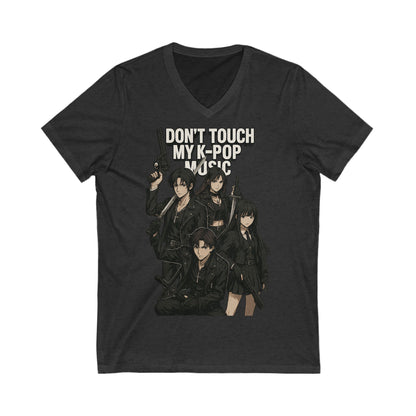 Unisex Jersey Short Sleeve V-Neck Tee