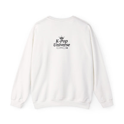 K-Pop Universe Crewneck Sweatshirt | Unisex Heavy Blend™, Trendy Fashion Apparel, Cozy Streetwear, Gift for Fans, Retro Style