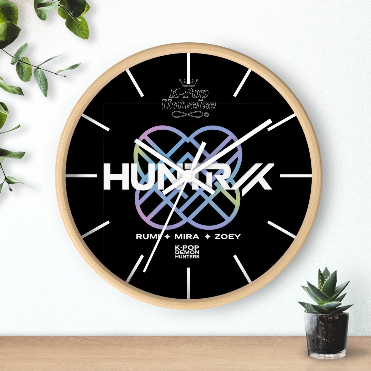 ❗ LIMITED EDITION❗Wall Clock, Huntrax, K-pop demon hunters, k-pop universe
