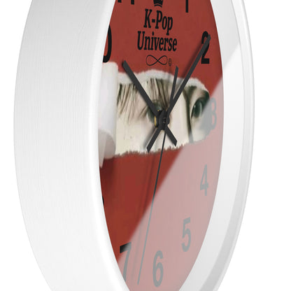 Wall Clock JK BTS/K-POPK-Pop Universe Wall Clock, K-Pop Decor, Unique Gift, Home Decoration, Music Lover Accessory, Trendy Wall Art