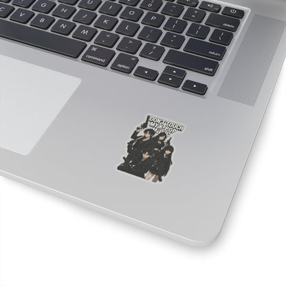 K-Pop Sticker Pack: Don't Touch My Music, Anime Aesthetic Decals, Laptop Stickers, K-Pop Fan Gifts, Music Lover Decor