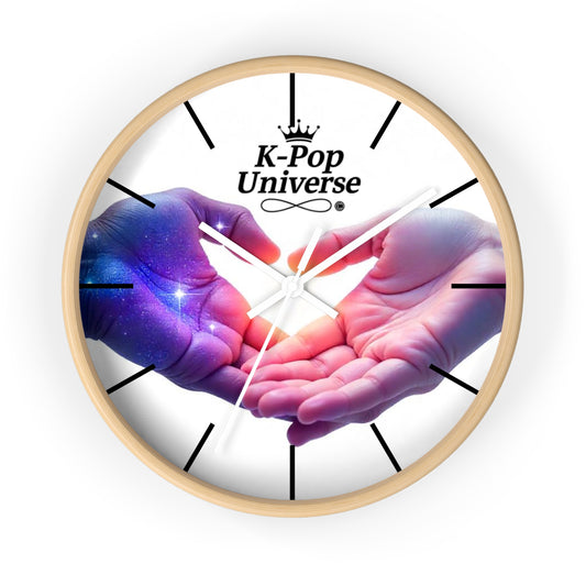 K-Pop Universe Wall Clock | Perfect Gift for Music Lovers, Home Décor, Fan Merchandise, Birthday Present, Room Decoration