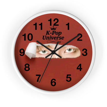 K-Pop Themed Wall Clock, Unique Home Decor, Gift for Fans, Music Room Essential, Stylish Timepiece