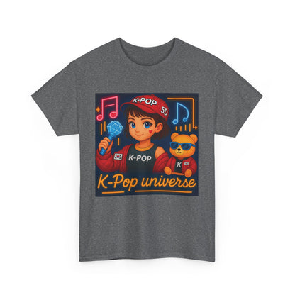 K-Pop Universe "Good Vibes Only" Graphic T-Shirt, Unisex Cotton Tee, Music Lover Gift, Concert Wear, Casual Style