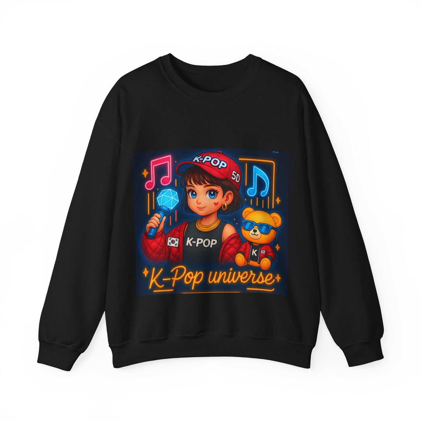 K-Pop Universe Sweatshirt, Cozy Unisex Crewneck for Fans, Perfect for Gifting, Concerts, and Everyday Wear