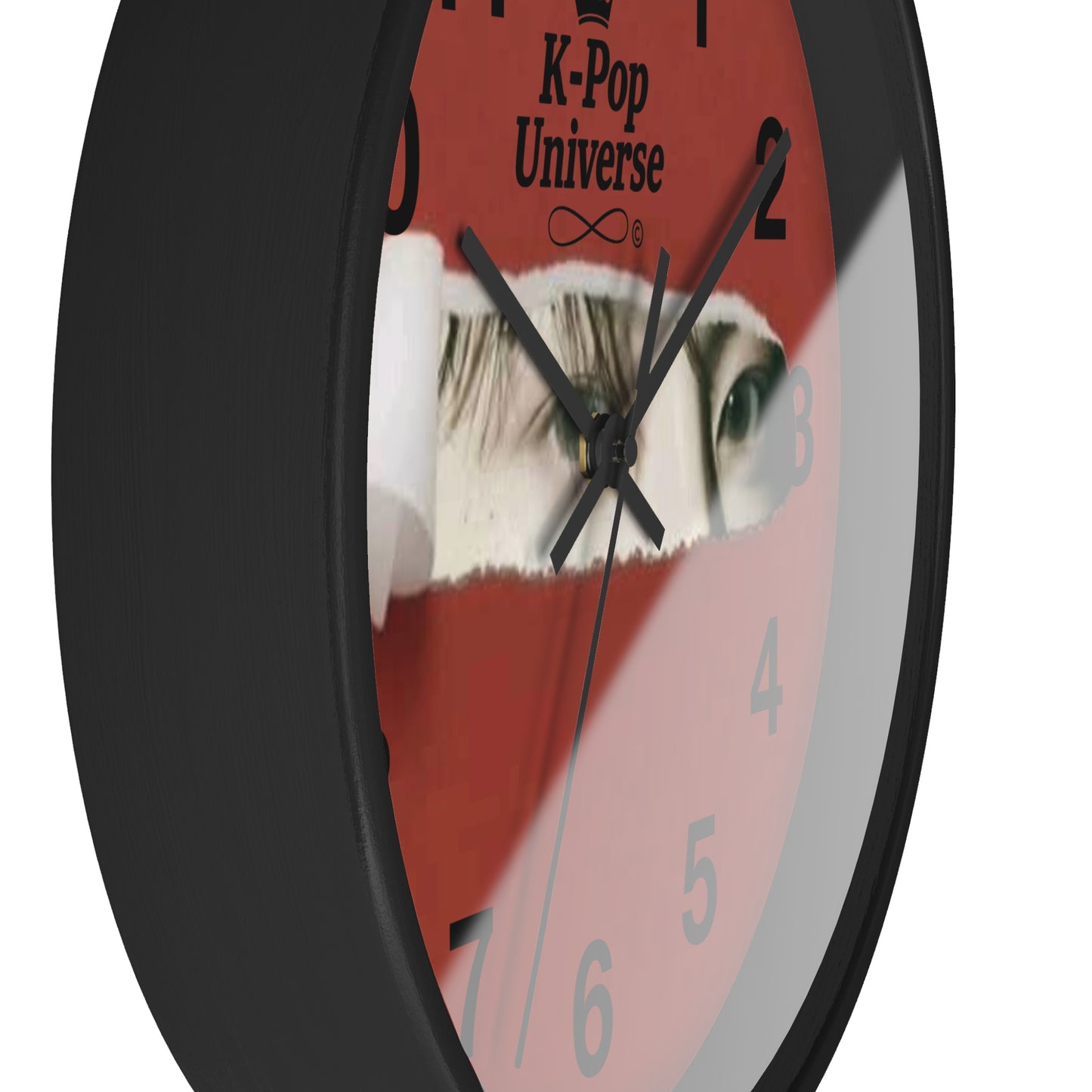 Wall Clock JK BTS/K-POPK-Pop Universe Wall Clock, K-Pop Decor, Unique Gift, Home Decoration, Music Lover Accessory, Trendy Wall Art