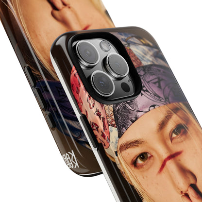 K-Pop Tough Phone Case, Stylish K-Pop Accessory, Trendy Gift for Fans, Birthday Present, Unique Phone Case Design