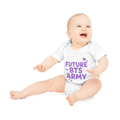 Baby Organic Short Sleeve Bodysuit, BTS,BTS ARMY, k-pop universe