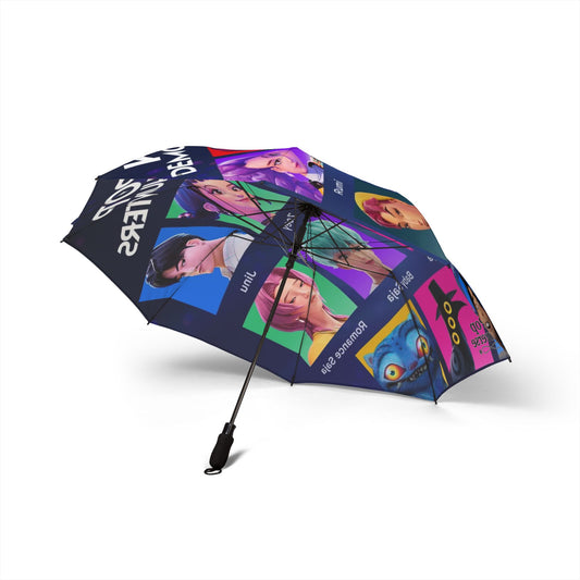 ❗LIMITED EDITION ❗ Semi-Automatic Foldable Umbrella, k-pop demon Jun