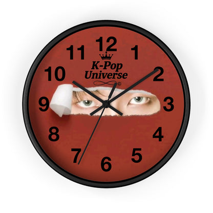 K-Pop Themed Wall Clock, Unique Home Decor, Gift for Fans, Music Room Essential, Stylish Timepiece