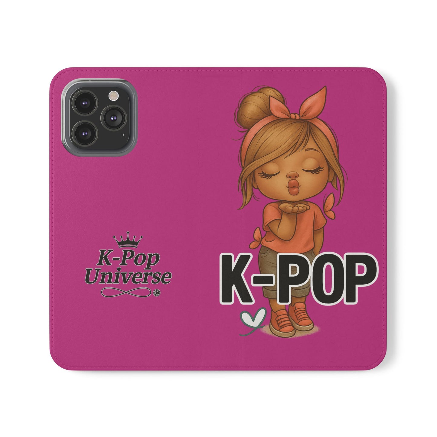 K-Pop Flip Case for Fans, Cute K-Pop Merchandise, Stylish Phone Cover, Ideal for Gifts, Birthday, Concerts, and Celebrations