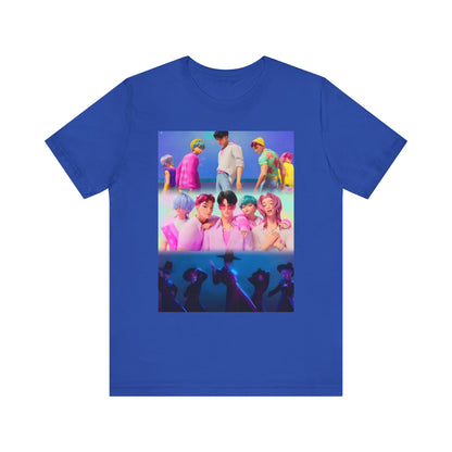 ‼️Limited edition‼️ K-Pop Inspired Unisex Jersey Tee, Perfect for Concerts, Casual Wear, Fan Apparel, Gifts for Music Lovers, Streetwear, K-pop demon hunters,Saja boys