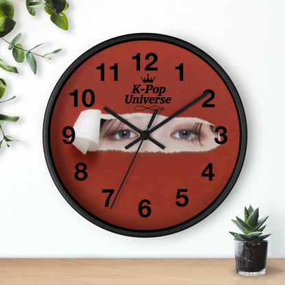 K-Pop Universe Wall Clock, Unique Home Decor, Music Lover Gift, Stylish Timepiece, K-Pop Fan Decor, Room Accent,Jimin /BTS