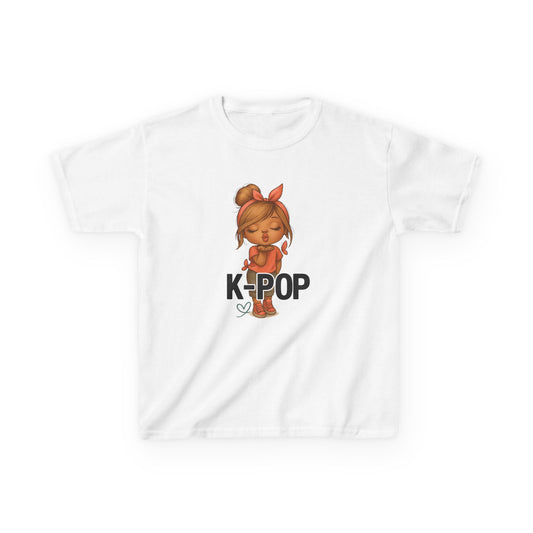 K-Pop Kids Tee, Comfortable Cotton T-Shirt for Young Fans, Cool Gift for Birthdays, Music Lovers, Fun Fashion for Summer