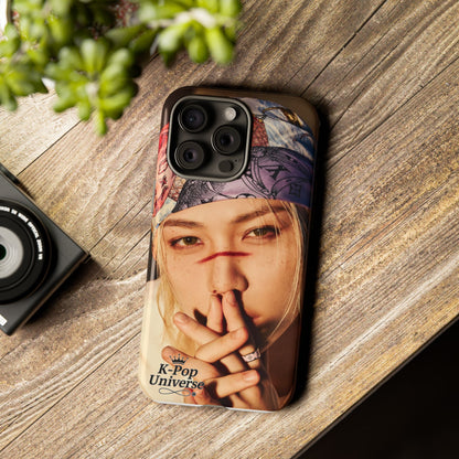 K-Pop Tough Phone Case, Stylish K-Pop Accessory, Trendy Gift for Fans, Birthday Present, Unique Phone Case Design
