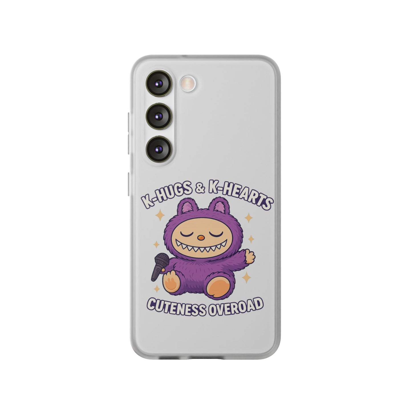 Cute K-Hugs & K-Hearts Flexi Case, Adorable Phone Case, Gift for Kids, Fun Gift, Cute Accessories, Kawaii Style Case