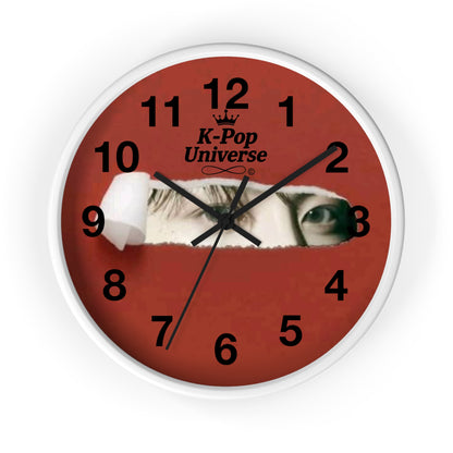Wall Clock JK BTS/K-POPK-Pop Universe Wall Clock, K-Pop Decor, Unique Gift, Home Decoration, Music Lover Accessory, Trendy Wall Art