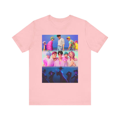 ‼️Limited edition‼️ K-Pop Inspired Unisex Jersey Tee, Perfect for Concerts, Casual Wear, Fan Apparel, Gifts for Music Lovers, Streetwear, K-pop demon hunters,Saja boys