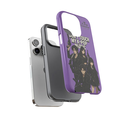 K-Pop Phone Case, Don't Touch My K-Pop Music Cover, Gift for Fans, Cute K-Pop Merchandise, Trending Phone Accessories