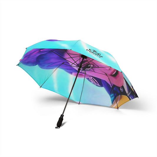 K-Pop Themed Semi-Automatic Foldable Umbrella – Perfect Gift for Fans, Stylish Rain Gear, Cute Outdoor Accessory, Portable Sunshade, k-pop demo Hunters
