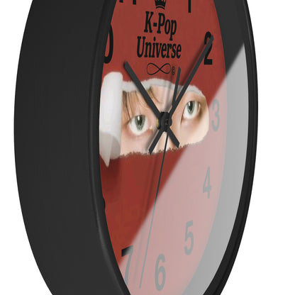 K-Pop Themed Wall Clock, Unique Home Decor, Gift for Fans, Music Room Essential, Stylish Timepiece