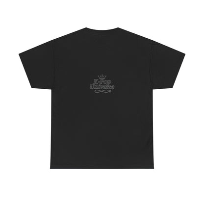 K-Pop Universe "Good Vibes Only" Graphic T-Shirt, Unisex Cotton Tee, Music Lover Gift, Concert Wear, Casual Style