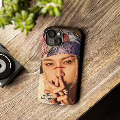 K-Pop Tough Phone Case, Stylish K-Pop Accessory, Trendy Gift for Fans, Birthday Present, Unique Phone Case Design