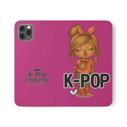K-Pop Flip Case for Fans, Cute K-Pop Merchandise, Stylish Phone Cover, Ideal for Gifts, Birthday, Concerts, and Celebrations