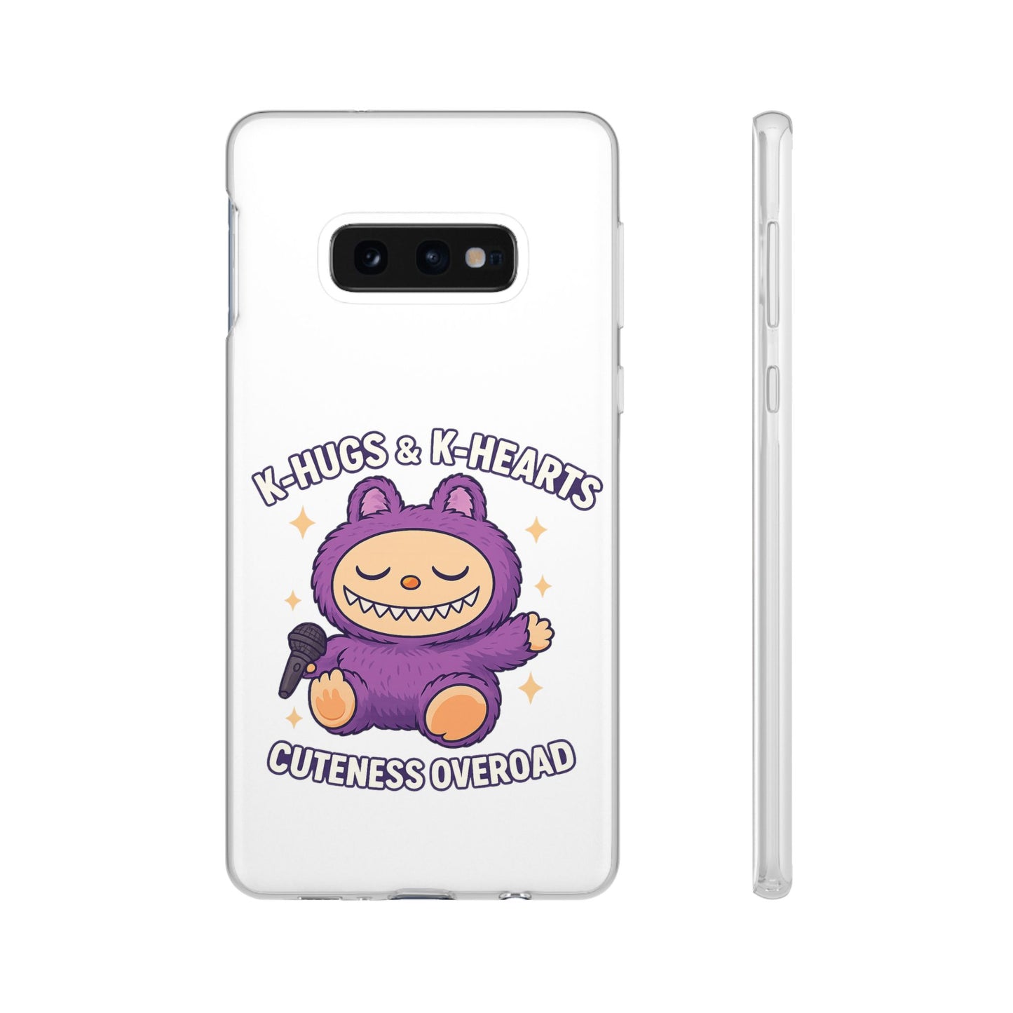 Cute K-Hugs & K-Hearts Flexi Case, Adorable Phone Case, Gift for Kids, Fun Gift, Cute Accessories, Kawaii Style Case