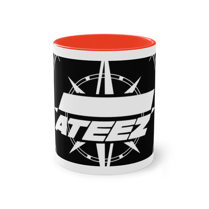 ATEEZ Two-Tone Coffee Mug | Unique Gift for Fans | K-Pop Collectible | Custom Drinkware | Perfect for Birthdays and Celebrations