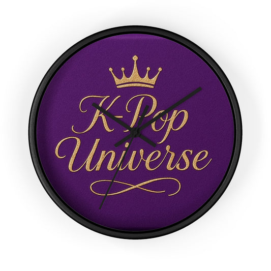 K-Pop Universe Wall Clock | Perfect Gift for Fans, Home Decor, Music Lovers, Stylish Timepiece, Unique Birthday Present