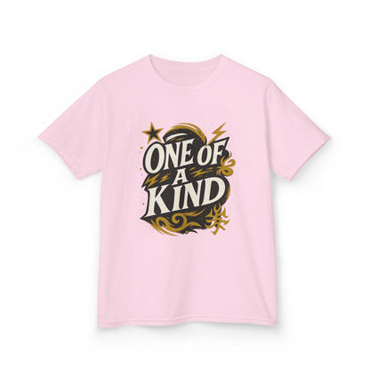 One of a Kind Kids Tee, Unique Kids T-Shirt, Custom Kids Heavy Cotton Tee, Gift for Kids, Fun Kids Apparel