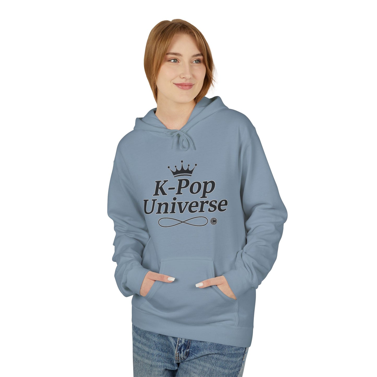 K-Pop Universe Stylish Unisex Fleece Hoodie | Cozy Concert Attire, Gift for Music Lovers, Casual Streetwear, Festival Outfit, Trendy Apparel