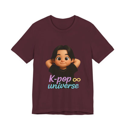 K-Pop Universe Graphic Tee, Trendy T-Shirt for Fans, Unisex Short Sleeve Shirt, Concert Apparel, Gift for Music Lovers