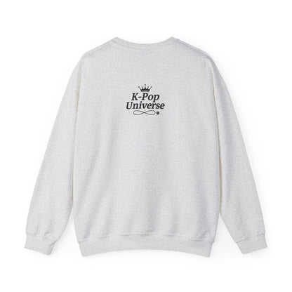 K-Pop Universe Crewneck Sweatshirt | Unisex Heavy Blend™, Trendy Fashion Apparel, Cozy Streetwear, Gift for Fans, Retro Style