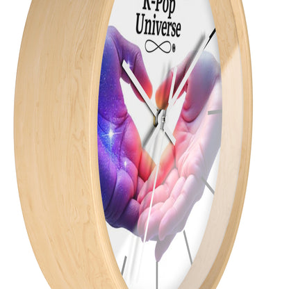 K-Pop Universe Wall Clock | Perfect Gift for Music Lovers, Home Décor, Fan Merchandise, Birthday Present, Room Decoration