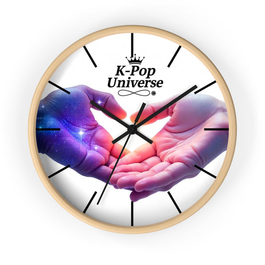 K-Pop Universe Wall Clock | Perfect Gift for Music Lovers, Home Décor, Fan Merchandise, Birthday Present, Room Decoration