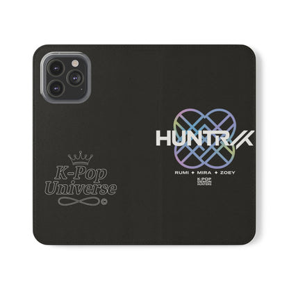LIMITED EDITION❗K-Pop Universe Flip Cases - Stylish Phone Wallet, Perfect for Fans, Gift for Music Lovers, Trendy Accessory, Smartphones, Huntrax, K-POP demon hunters, k-pop universe