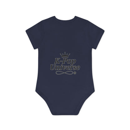 Baby Organic Short Sleeve Bodysuit, BTS,BTS ARMY, k-pop universe