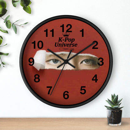 K-Pop Universe Wall Clock, K-Pop Decor, Unique Gift, Home Decoration, Music Lover Accessory, Trendy Wall Art, Kim TAEHYUNG/BTS