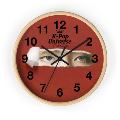 K-Pop Universe Wall Clock, K-Pop Decor, Unique Gift, Home Decoration, Music Lover Accessory, Trendy Wall Art, Kim TAEHYUNG/BTS