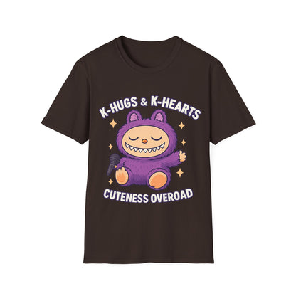 K-Pop Cute Character T-Shirt, Fun Fashion, Graphic Tees, Gift for Fans, Unique K-Pop Apparel, Cuteness Overload