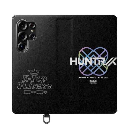 LIMITED EDITION❗K-Pop Universe Flip Cases - Stylish Phone Wallet, Perfect for Fans, Gift for Music Lovers, Trendy Accessory, Smartphones, Huntrax, K-POP demon hunters, k-pop universe