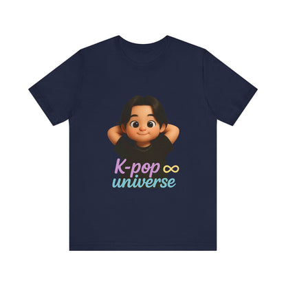 K-Pop Universe Graphic Tee, Trendy T-Shirt for Fans, Unisex Short Sleeve Shirt, Concert Apparel, Gift for Music Lovers