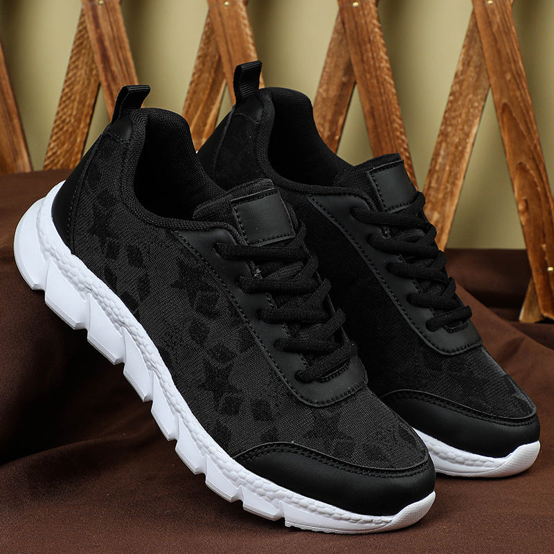 White shoes breathable lightweight casual sports women's shoes soft soled running shoes, unisex