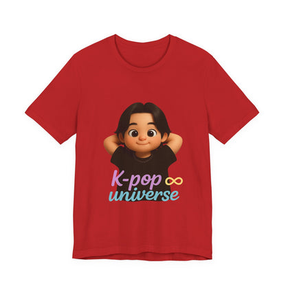 K-Pop Universe Graphic Tee, Trendy T-Shirt for Fans, Unisex Short Sleeve Shirt, Concert Apparel, Gift for Music Lovers