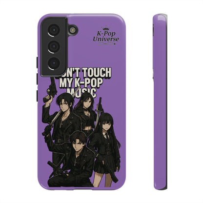 K-Pop Phone Case, Don't Touch My K-Pop Music Cover, Gift for Fans, Cute K-Pop Merchandise, Trending Phone Accessories