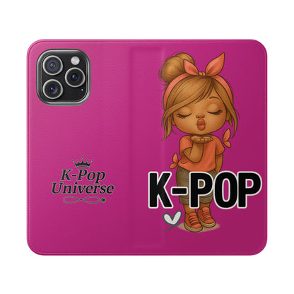 K-Pop Flip Case for Fans, Cute K-Pop Merchandise, Stylish Phone Cover, Ideal for Gifts, Birthday, Concerts, and Celebrations